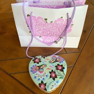 BRIGHTON gift bag and retired heart-shaped tin